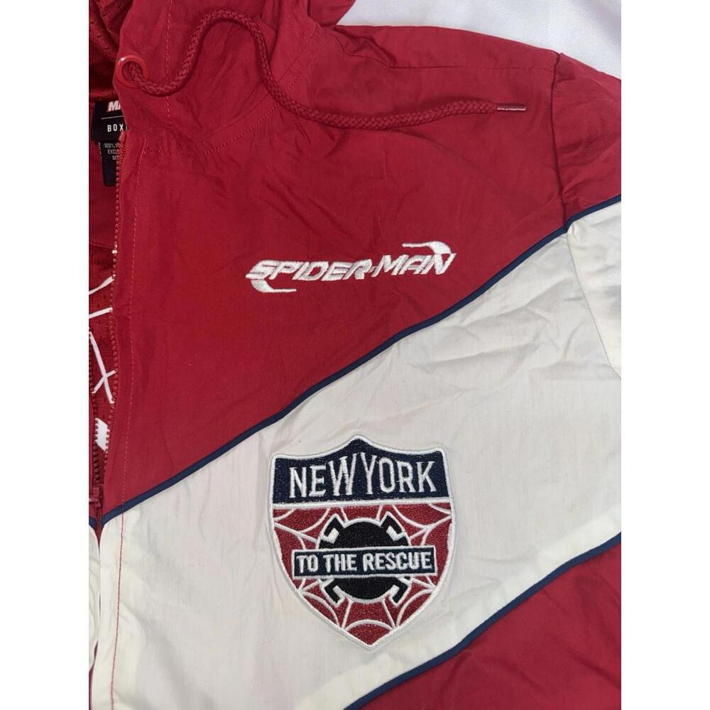 BoxLunch Marvel Spider-Man Racing Jacket MEN'S Small-New - Picture 5 of 9